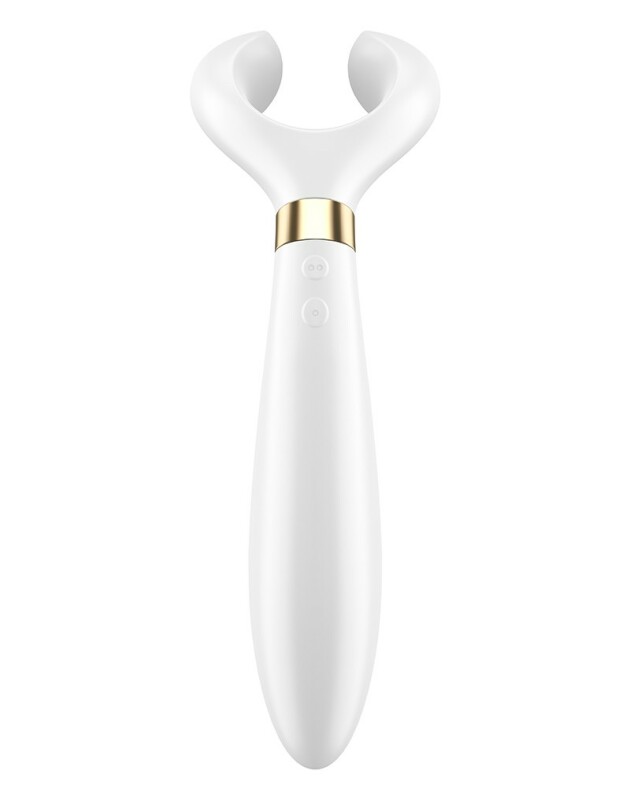 Вібратор для пар Satisfyer Endless Fun з трьома моторами, білий, 20.1 х 7.2 см - Изображение 2