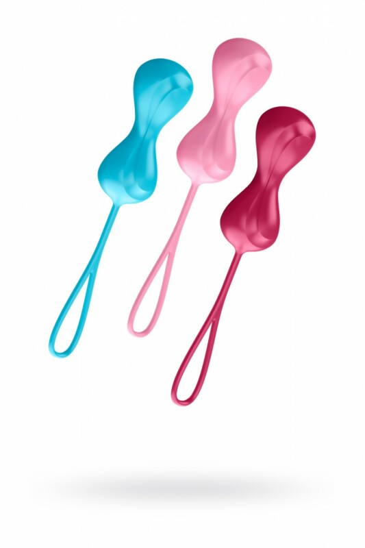 Набір вагінальних кульок Satisfyer Power Balls різнокольоровий, 3 шт