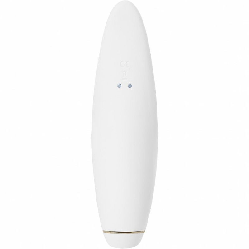 Вакуумний стимулятор Satisfyer Haute Couture зі вставкою зі шкіри, 19.2 х 4 см - Зображення 6