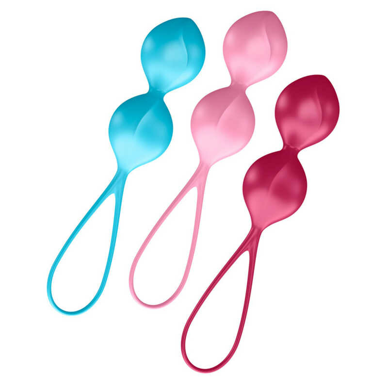 Набір вагінальних кульок Satisfyer V Balls різнокольоровий, 3 шт