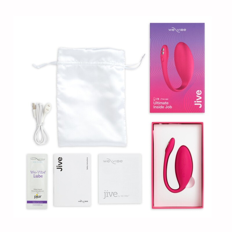 Віброяйце We-Vibe Jive з керуванням з телефону, рожеве - Изображение 7