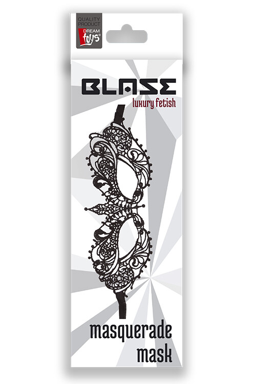 Маска на очі Dream Toys Blaze мереживна, чорна, One Size - Зображення 1