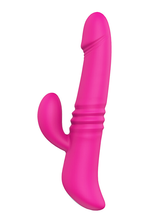 Вібратор-кролик Dream Toys Magenta з нагрівом, рожевий, 23 х 3.6 см - Зображення 2