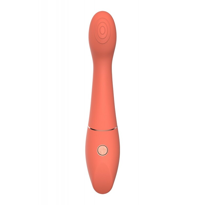 Вібратор для точки G Dream Toys силіконовий, помаранчевий, 22 х 4.2 см - Зображення 2