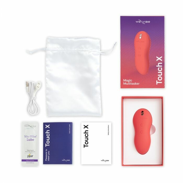 Кліторальний стимулятор We-Vibe Touch X Coral, кораловий - Изображение 6