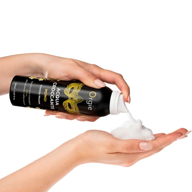 Пінка для масажу Orgie Acqua Croccante з ароматом моної, 150 мл - Зображення 1