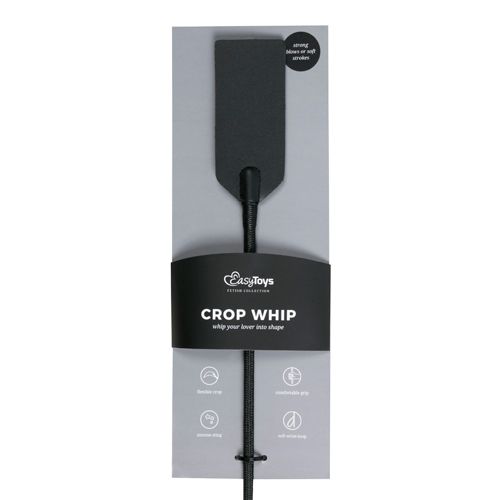 Стек чорний Шкіряний тонкий Black Whip - Изображение 3