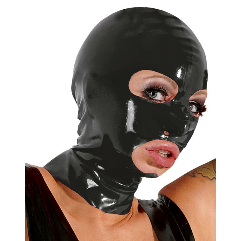 Маска латексна LateX чорна унісекс - Зображення 1