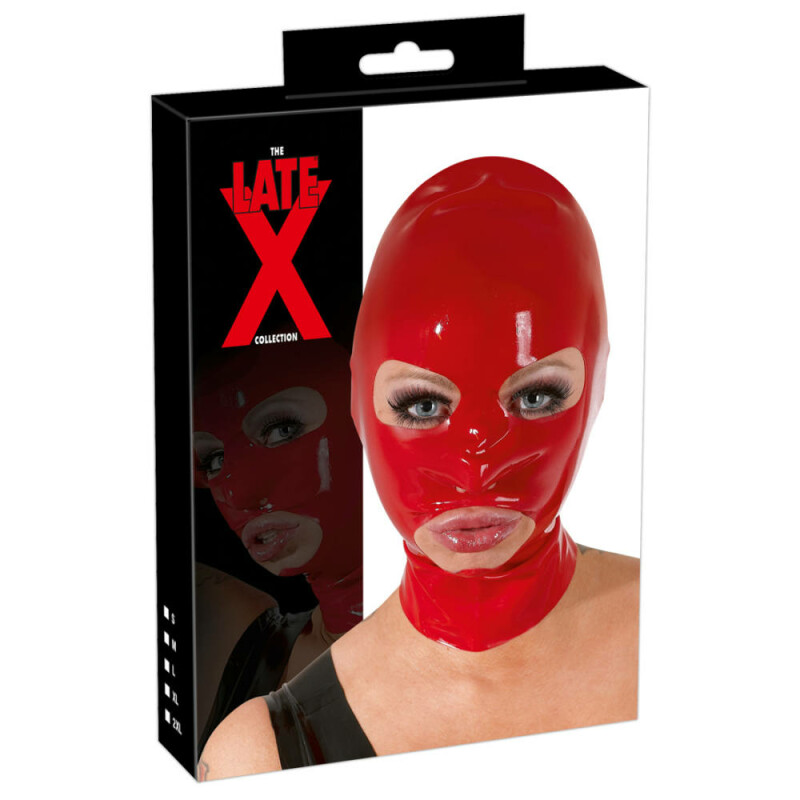 Маска латексна LateX червона унісекс - Изображение 1