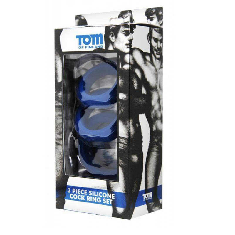 Набір ерекційних кілець 3 шт, Tom of Finland - Изображение 2