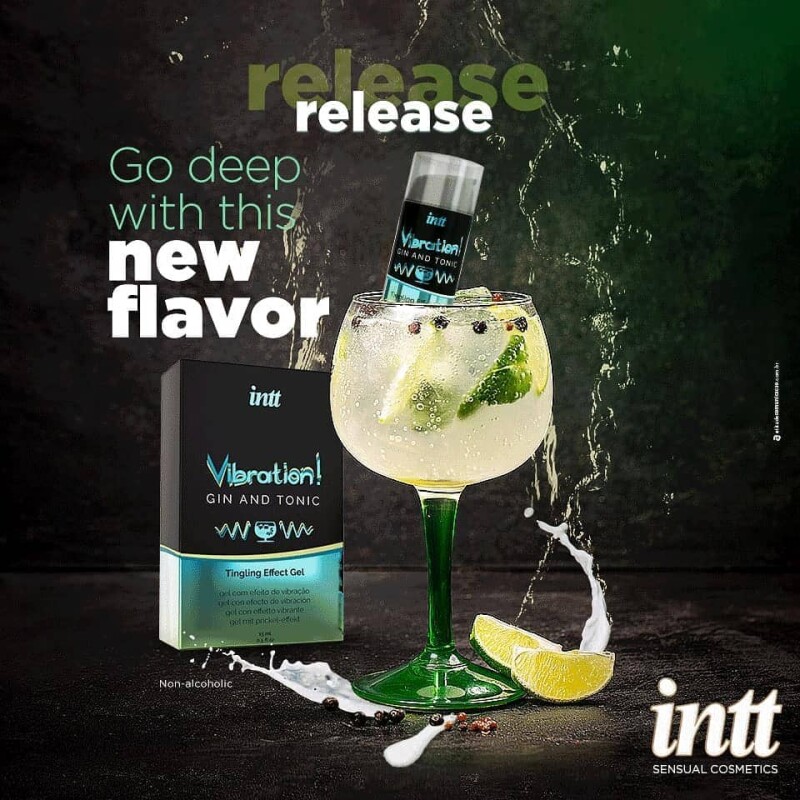 Рідкий вібратор Intt Vibration Gin &amp; Tonic,15 мл, на водній основі - Изображение 6