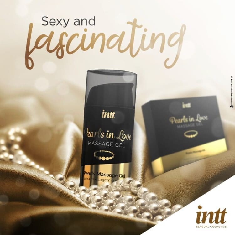 Набір для інтимного масажу Intt Pearls in Love, 15 мл, з гелем та намистом - Зображення 4