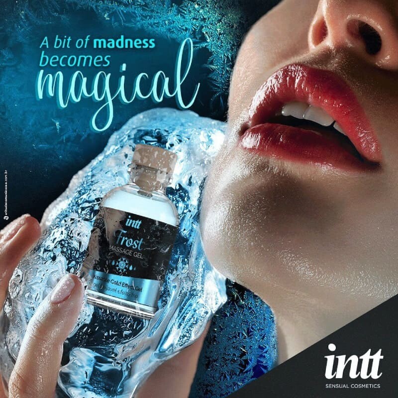 Масажний гель Intt Frost, 30 мл, зі смаком м'яти та охолоджуючим ефектом - Зображення 3