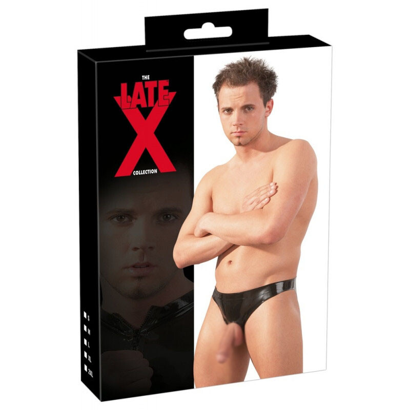 Чоловічі труси Latex Латексні, з отвором для пеніса S-L