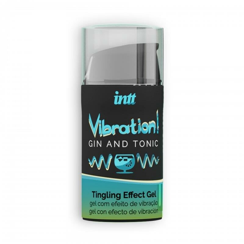 Рідкий вібратор Intt Vibration Gin & Tonic,15 мл, на водній основі - Изображение 2