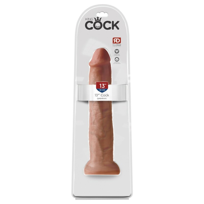 Фалоімітатор-гігант для фістингу, 33см х 7см, KING COCK - Изображение 1