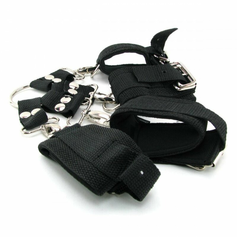 Хрестовина, наручники з поножами, Fetish Heavy Duty - Изображение 3