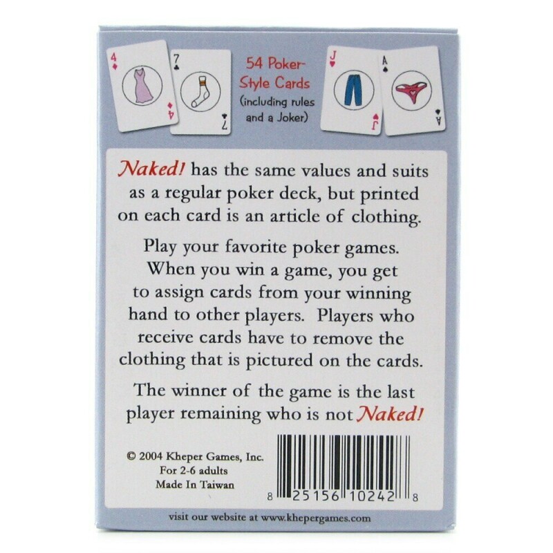 Секс-карти NAKED! STRIP POKER (англійською та іспанською) - Зображення 4