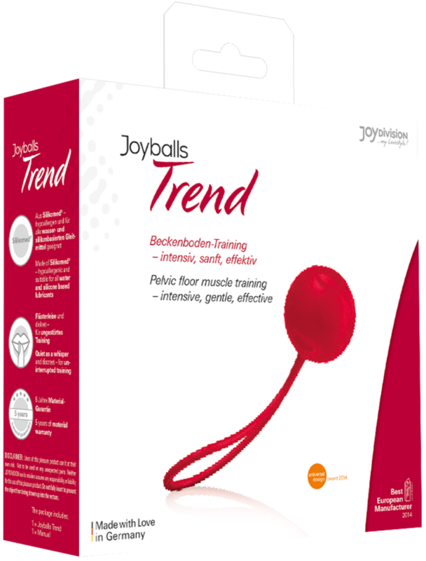 Вагінальний кулька, червоний, 3.5 см Joyballs Trend - Изображение 1