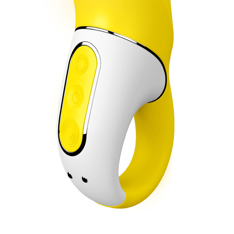 Вібратор Satisfyer Yummy Sunshine с кільцем, жовтий, 22.5 х 4.1 см - Изображение 3