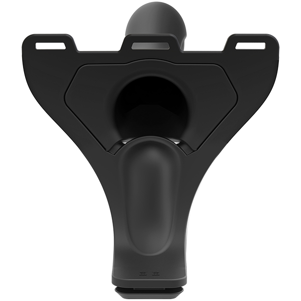 Страпон з вібрацією на пульті управління Body Extensions Strap-On, чорний - Изображение 1