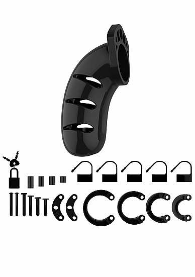 Чоловічий пояс вірності в чорному кольорі ManCage 03 Chastity Cage - Зображення 2