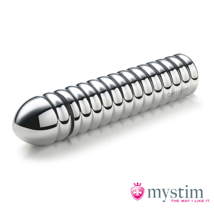 Фалоімітатор для електросексу, рельєфний Mystim 20 х 4.5 см