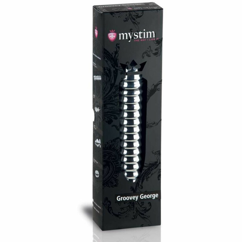 Фалоімітатор для електросексу, рельєфний Mystim 20 х 4.5 см - Изображение 1