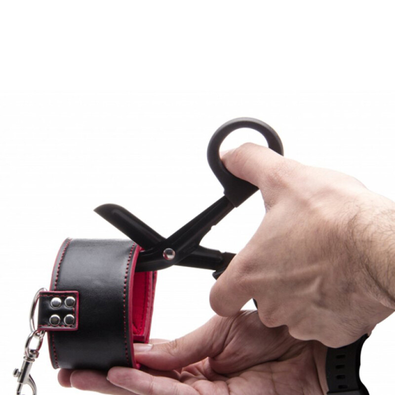Ножиці для бондажа Bondage Safety Scissor чорного кольору, 17.7 см - Изображение 1