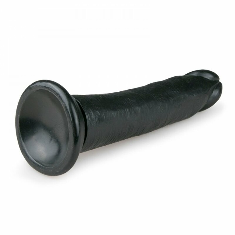 Фалоімітатор чорного кольору, реалістичний-20,5 cm - Зображення 2