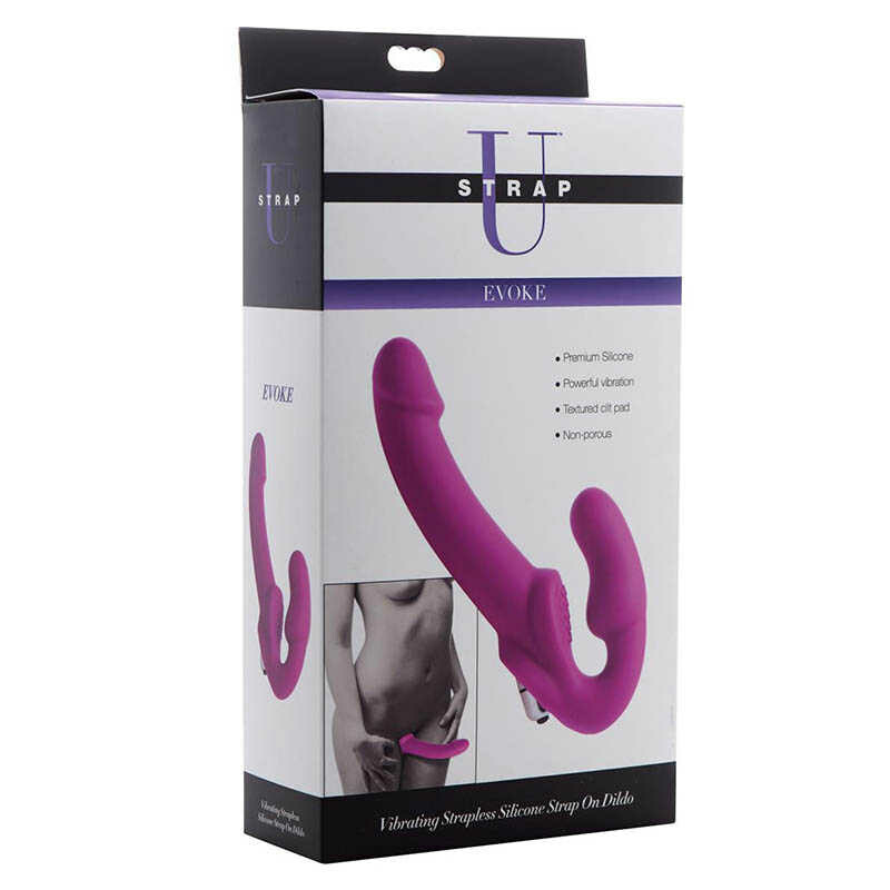 Безремневий страпон Evoke Strapless Strap On Dildo - Зображення 3