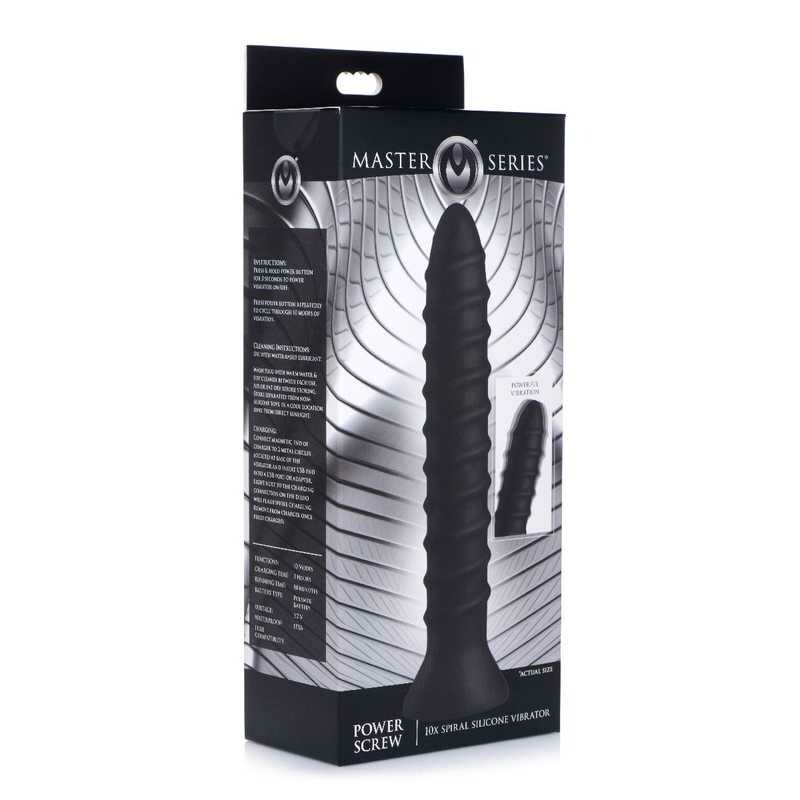 Вібромасажер спіральний Power Screw Vibrating Dildo - Зображення 3