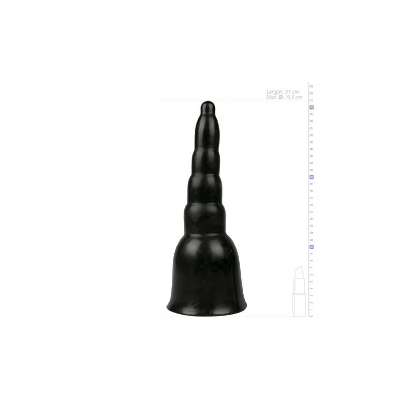 Фалоімітатор Великий, Чорний, XXL 33.5 х 6.5 см - Зображення 1