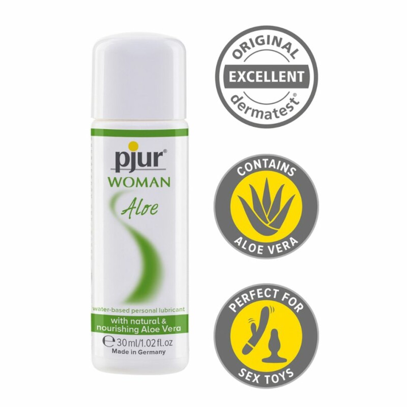 Лубрикант з екстрактом алое Pjur Woman Aloe на водній основі, 30 мл - Зображення 1