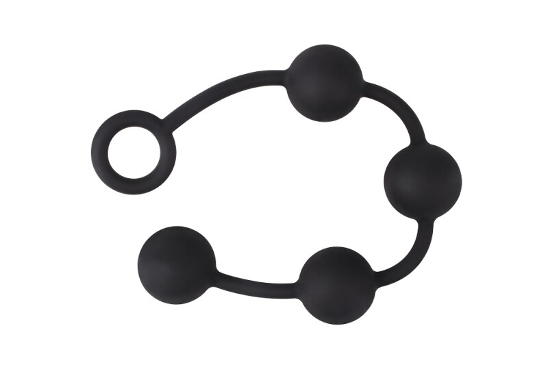 Анальні буси Chisa Black Mont, L, чорні, 49 х 4.9 см - Зображення 1