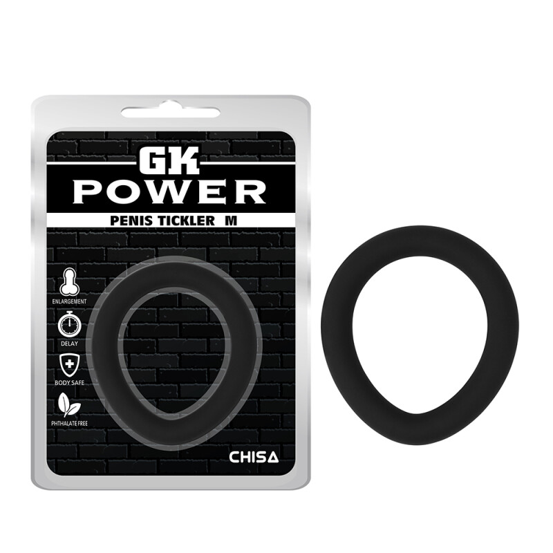 Кільце ерекційне M Chisa GK Power, чорне, 6 см - Зображення 2