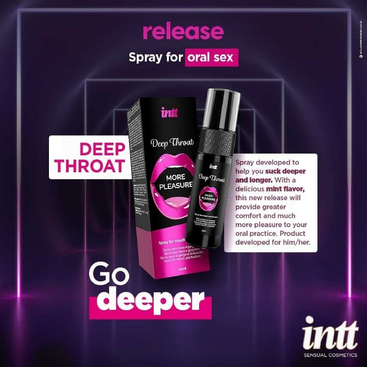 Спрей для глибокого мінету Intt Deep Throat, 12 мл, освіжаючий - Изображение 4