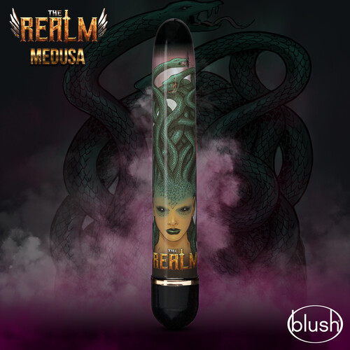 Вібратор багатошвидкісний The Realm Medusa фіолетовий, 17.7 см х 2.5 см - Зображення 2