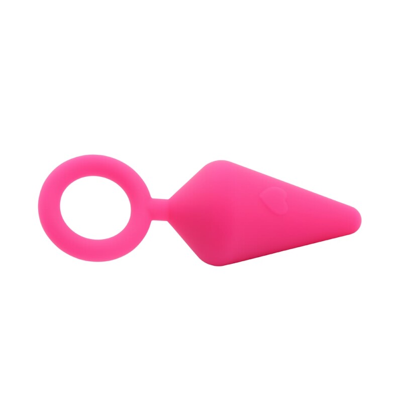 Анальна пробка Chisa Candy Plug з кільцем, рожева, розмір S, 7.1 см х 2.5 см - Изображение 3