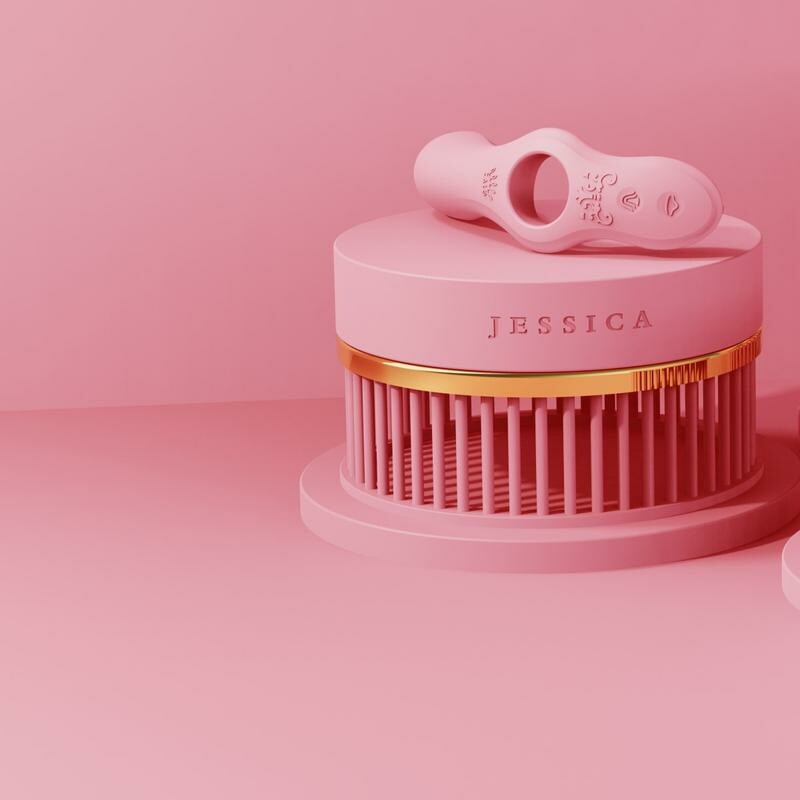 Смарт-вібратор для пар Zalo Jessica з керуванням з телефону, блакитний