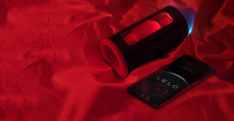 Мастурбатор смарт LELO F1S V2, з вібрацією і пульсацією, чорно-синій - Изображение 7