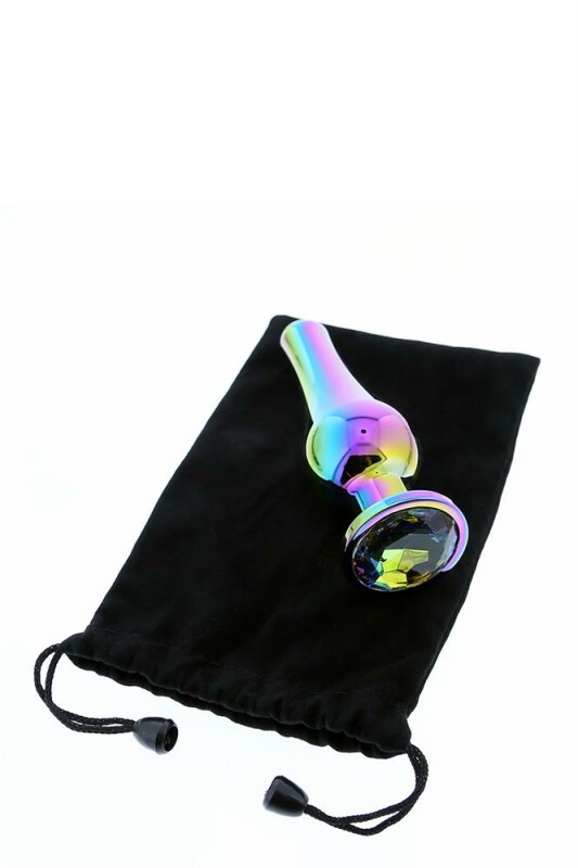 Набір анальних пробок Dream Toys Gleaming Love зі стразами, різнокольоровий, 3 шт - Зображення 3