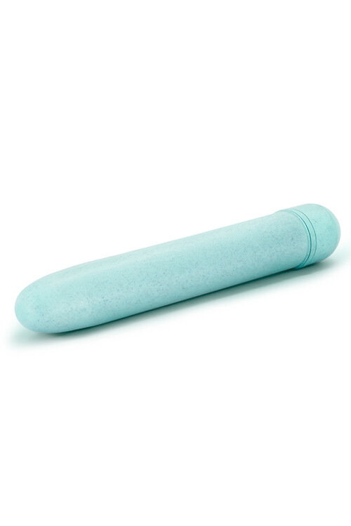 Вібратор еко з біорозкладного пластику Blush Eco Bio Feel блакитний, 18 см х 2.5 см - Изображение 2