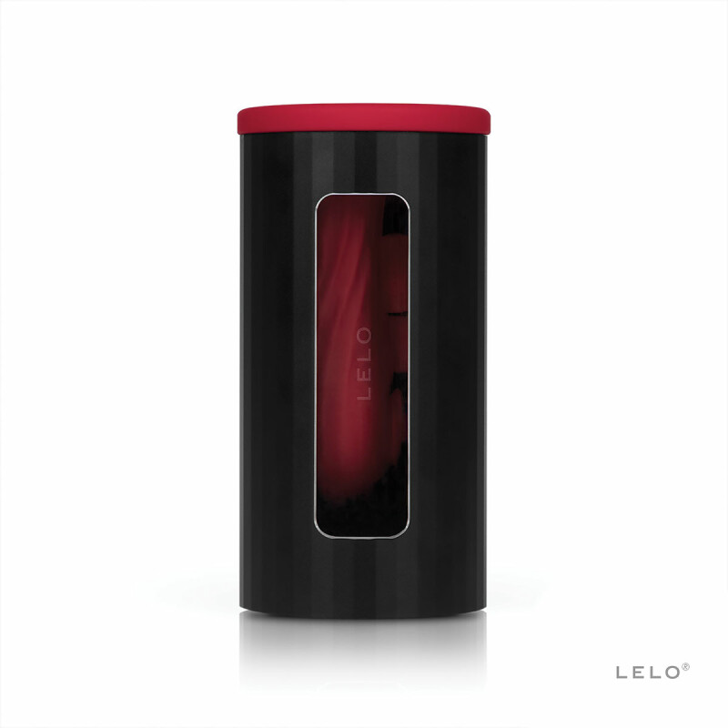 Набір мастурбатор, рукавички, очищувач Lelo F1S Developer's Kit Red з вібрацією і пульсацією, чорно-червоний - Зображення 2