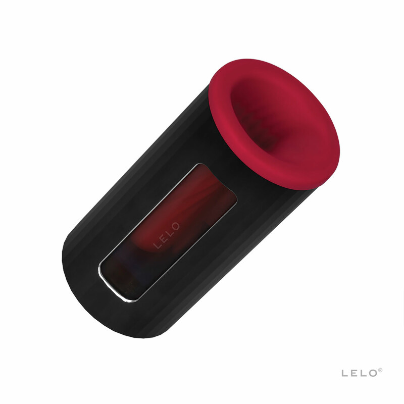 Набір мастурбатор, рукавички, очищувач Lelo F1S Developer's Kit Red з вібрацією і пульсацією, чорно-червоний - Зображення 5