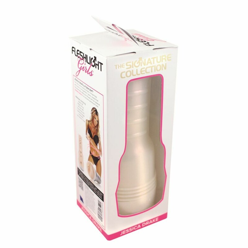 Мастурбатор вагіна в колбі Fleshlight, кібершкіра, зліпок актриси JESSICA DRAKE - Изображение 5