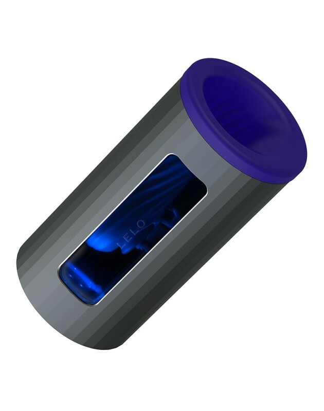 Мастурбатор смарт LELO F1S V2, з вібрацією і пульсацією, чорно-синій - Изображение 1