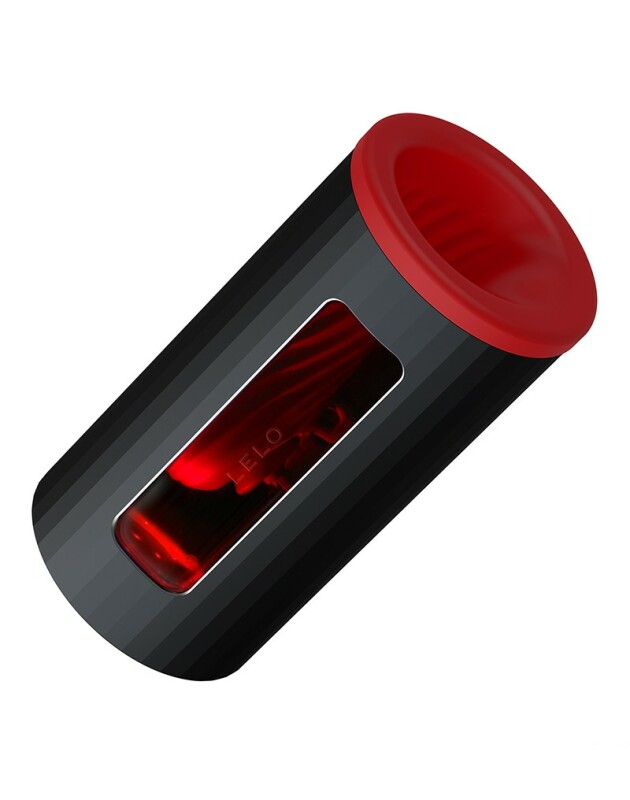Мастурбатор смарт LELO F1S V2, з вібрацією і пульсацією, чорно-червоний - Изображение 5