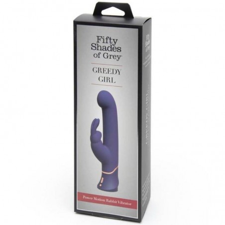 Вібратор-кролик для точки G, фіолетовий, Fifty Shades Of Grey, 24 х 3.8 см - Зображення 2