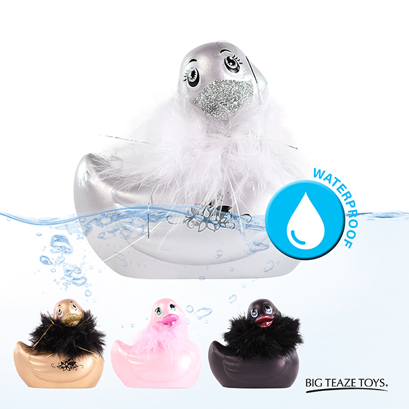 Вібратор качечка I Rub My Duckie, cрібло - Изображение 6